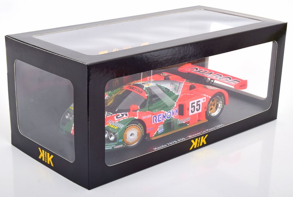 KK Scale 1:18 MAZDA 787B #55 WINNER 24H LE MANS 1991 Diecast KK Scale 1:18 MAZDA 787B #55 WINNER 24H LE MANS 1991 Diecast