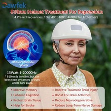 Red Light Therapy Helmet For Parkinson Insomnia PBM Light Neuromodulacion Brain