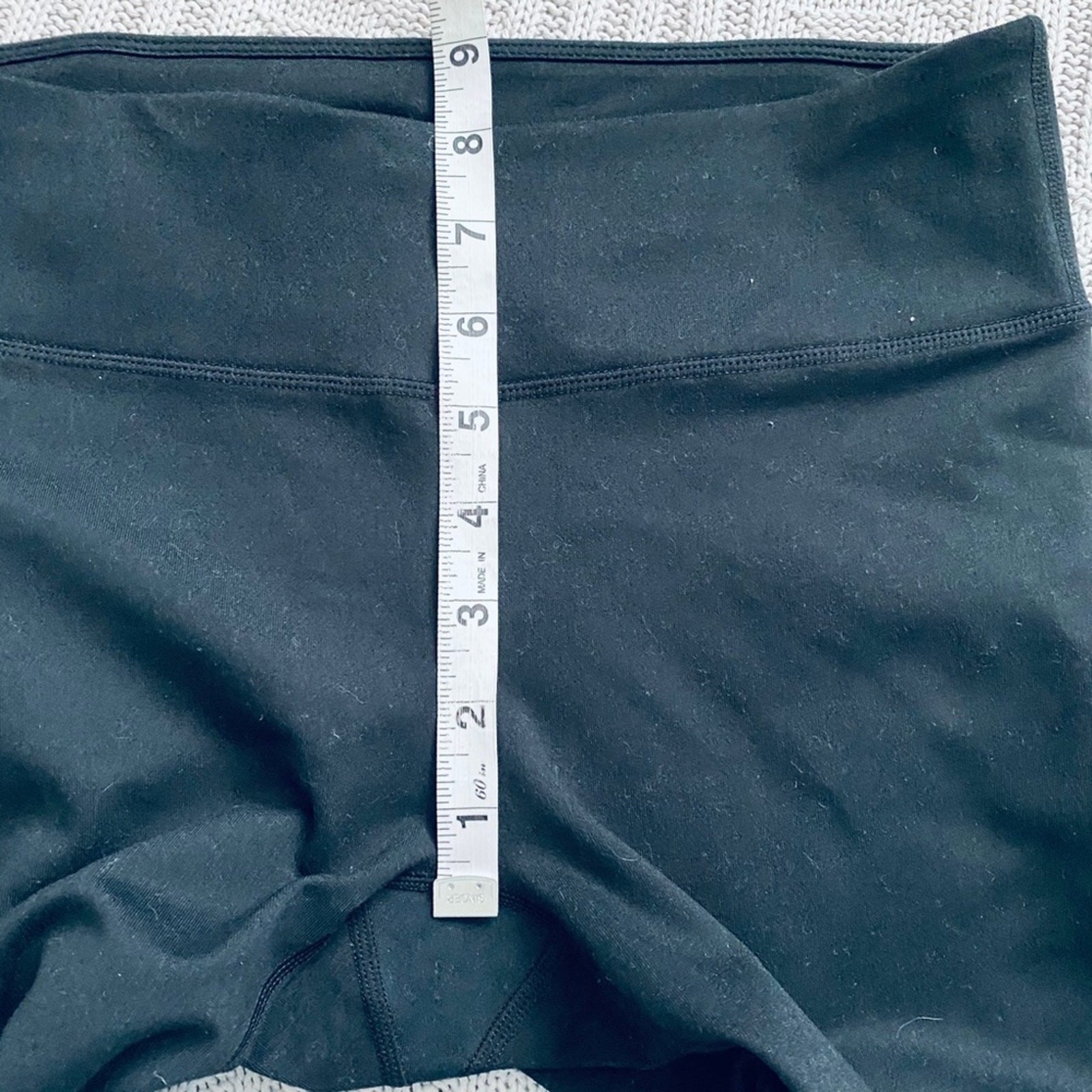 Fabletics solid black exercise leggings, size XS - image 6