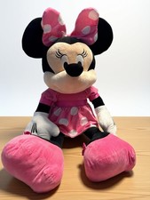 Rare Disney Baby Minnie Mouse 36  Jumbo Plush Kids Preferred Pink Polka Dot 2012