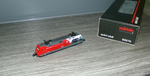 Märklin Spur Z 88670 DB E-Lok BR 101 039-6, Mini Cooper S | Zustand: Gebraucht