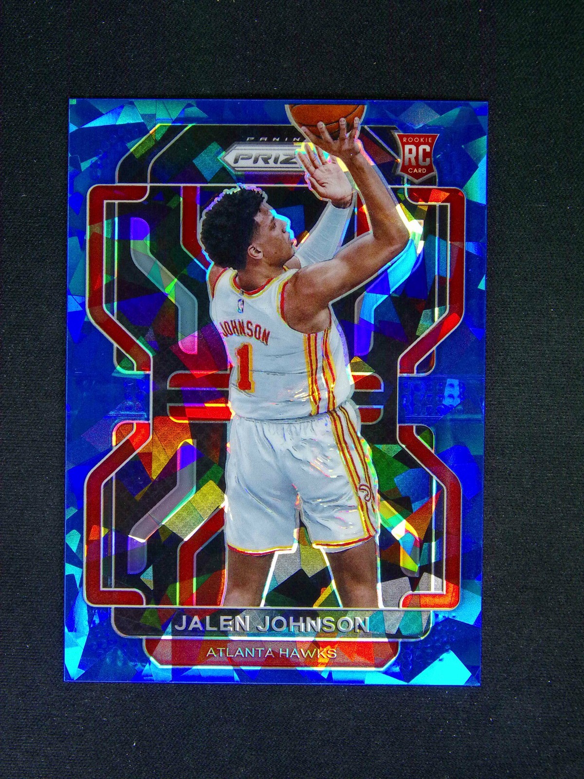 2021-22 Panini Prizm Jalen Johnson #305 RC Rookie Blue Ice /125