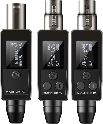 Wireless Microphone System UHF Wireless XLR Transmitter and Receiver for Dynamic
