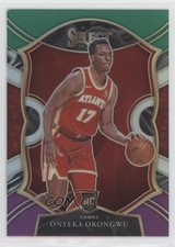 2020-21 Panini Select Concourse Green White Purple Prizm Onyeka Okongwu #66 h3a