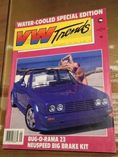VW Trends Magazine September 1989 Beetle Watercooled special Golf Karmann Ghia 