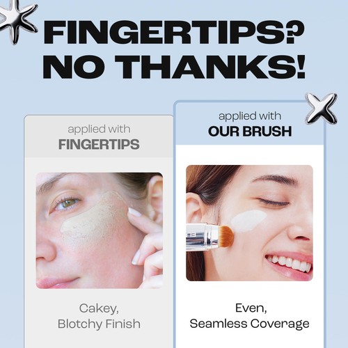ELROEL BLANC Cover Cream Stick V - Fondotinta Coreano Cambia Colore con Dettagli... - Foto 6 di 7