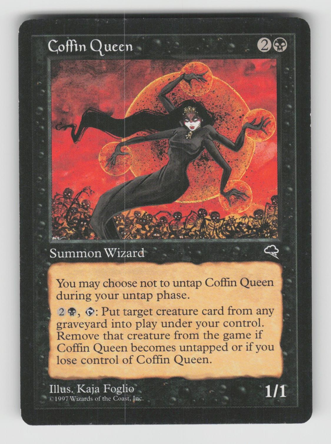 Coffin Queen 114 Rare Tempest Magic: The Gathering Lightly Played