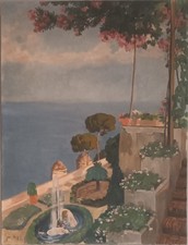 tableau ancien paysage