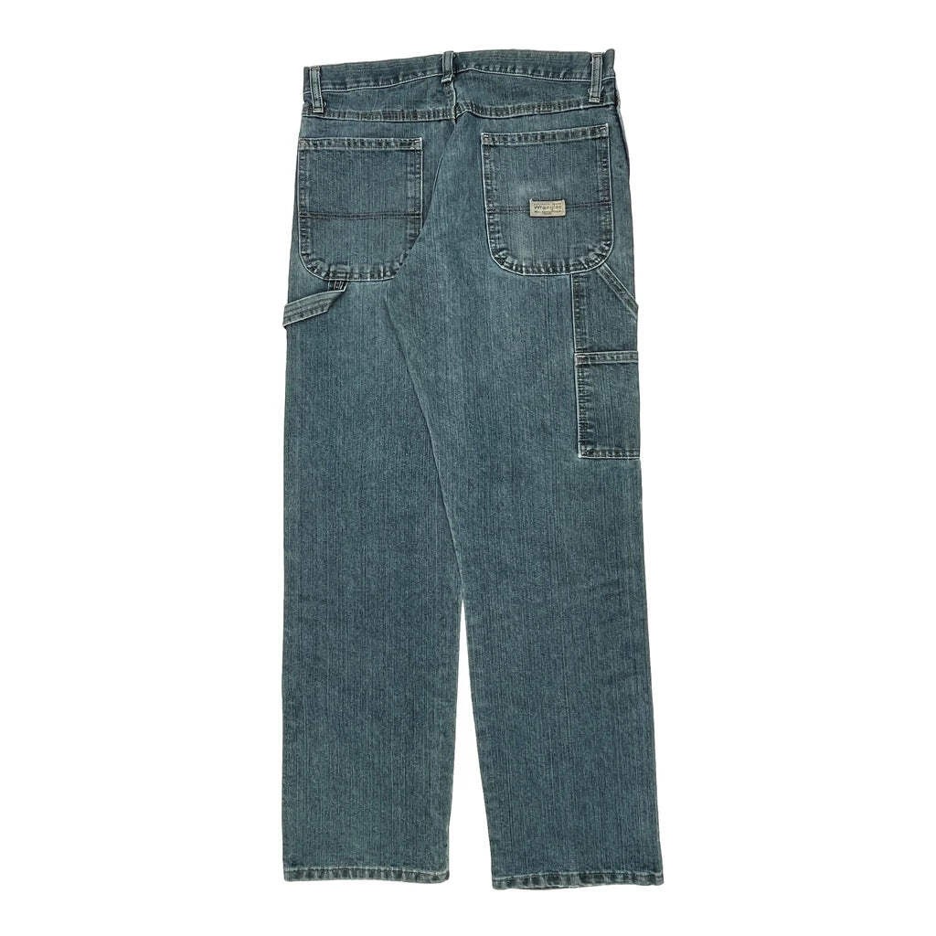 Wrangler Carpenter Jeans - 32W 32L Blue Cotton Blend