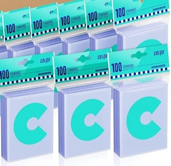 Fundas para tarjetas de centavo de 5000 quilates | Protectores de tarjetas suaves | Ultra transparentes 3x4 | Paquete a granel Foto 2 de 4