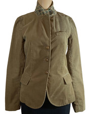 Vintage J. Crew Corduroy Blazer Women Size Small Tall Fitted Y2K Preppy Tan