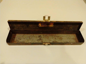 KLEIN METAL STORAGE BOX - VINTAGE - NICE - **** LQQK **** 
