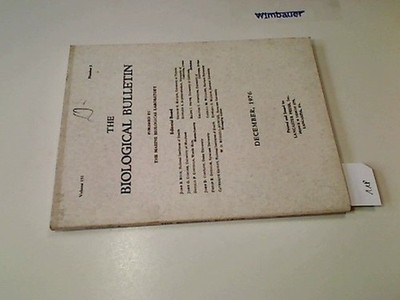 December 1976, The Biological Bulletin, Vol. 151, Number 3 The Marine Biological