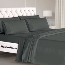 Mueller Ultratemp King Size Sheets Set, Super Soft 1800, 6 Piece, Deep Pocket...