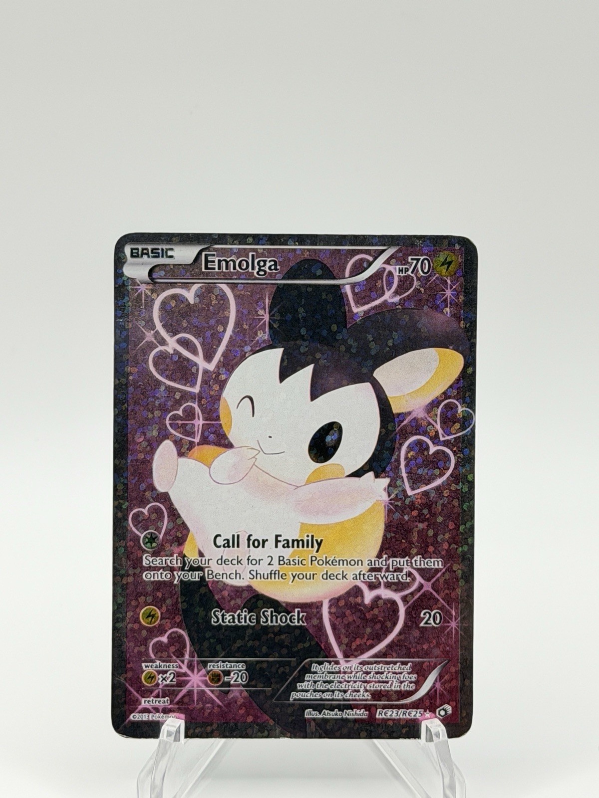 Pokemon Emolga RC23/RC25 Radiant Collection Legendary Treasures Holo