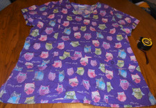 COLORFUL OWLS HOOT HOOTALL-OVER-PRINT S/S MUL...
