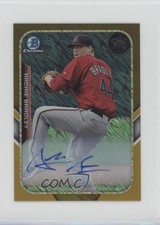 2015 Bowman Gold 27/50 Archie Bradley #FFM-AB Auto k0w