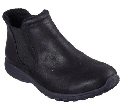 Skechers Relaxed Fit Reggae Fest 2.0 New Yorker Black Lined Chelsea Boot Size 10