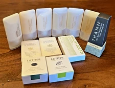 Lot of 12: Travel Shampoo Cond Lotion Soap - Gilchrist & Soames, Thann, Lather