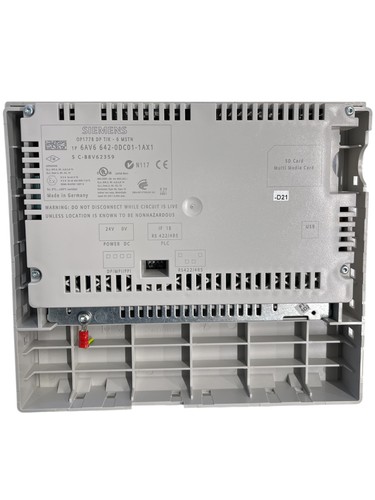 Siemens SIMATIC 6AV6642-0DC01-1AX1 OP177B DP T/K -6 MSTN - Photo 2/2