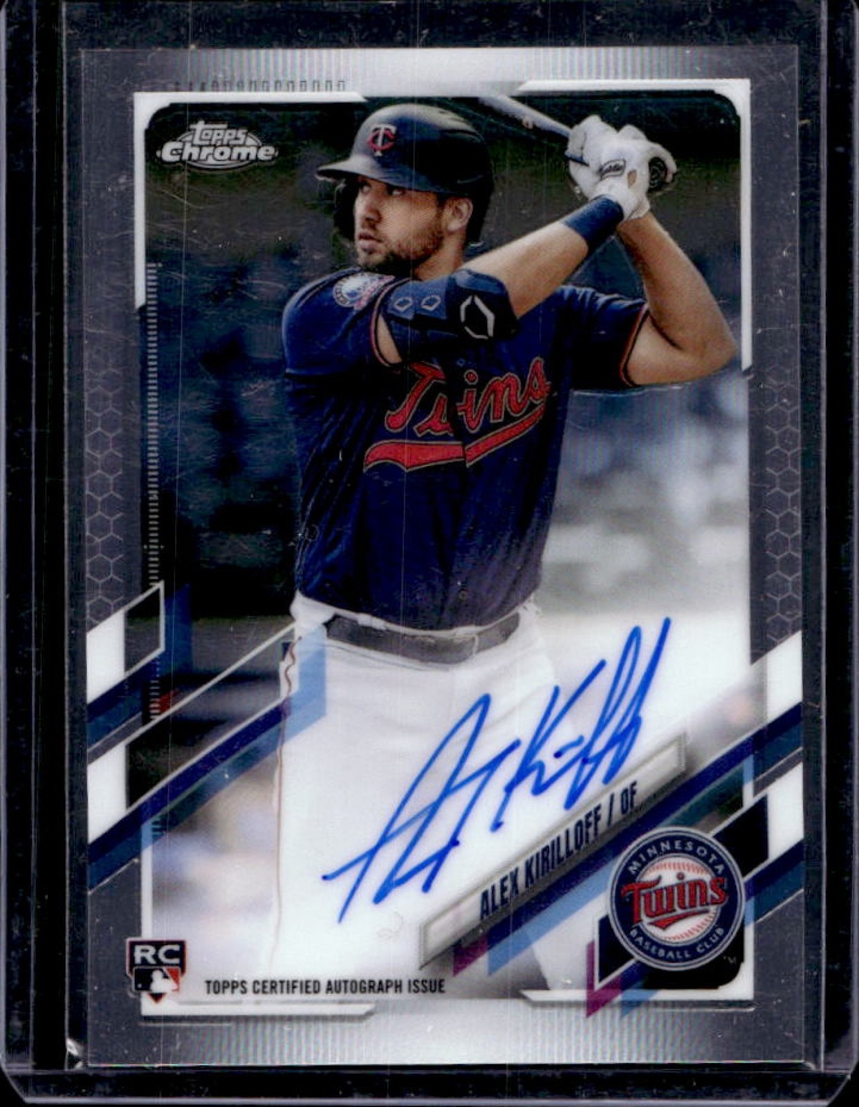 2021 Topps Chrome Alex Kirilloff Auto Autograph RC #RA-AK Twins Rookie
