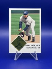 Chuck Knoblauch #108 43/63 1998 Fleer Tradition CLASSIC '63 Gold Yankees RARE NM