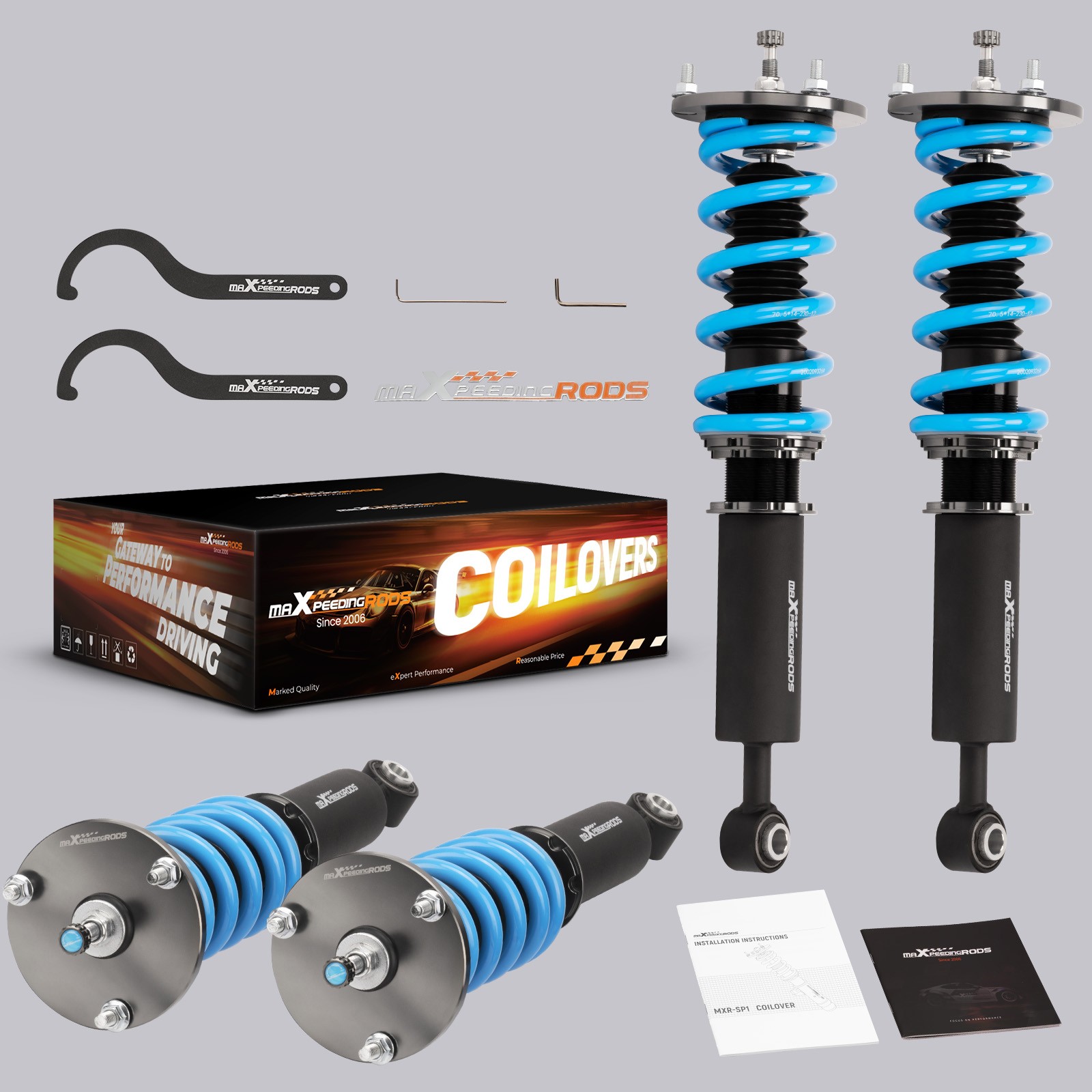 Performance Coilovers Suspension Kit for Toyota Celsior 2000.08-2006 JPN UCF30