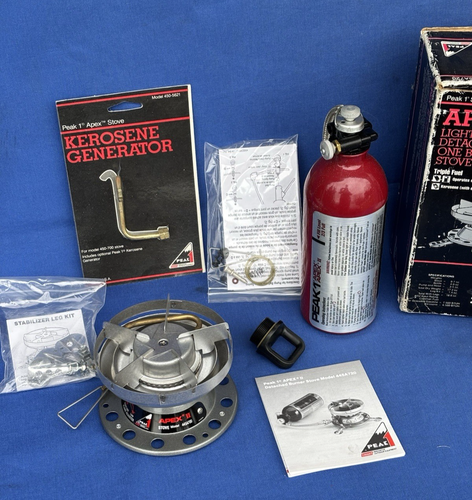 Réchaud De Camping Double Foyer Coleman Apex II 445700 - Double Carburant - Sac De Transport Inclus
