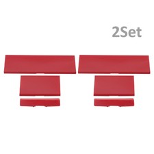 2Set New Red Replacement Door Slot Cover Lid Set for Nintendo Wii Console System
