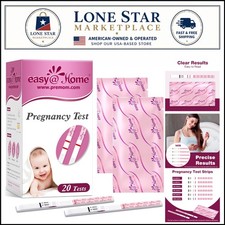 Individual Sealed hCG Pregnancy Strips - 20 Pack With Premom APP Support