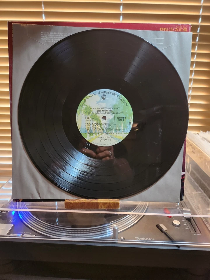 Van Morrison, Its Too Late To Stop Now, 1974 1st Warner BrosDbl. Live Lp., VG+ Foto 3 de 4
