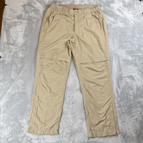 The North Face Convertible Pants Mens Large Tan Shorts Nylon Hiking Outdoors