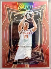 2025 Panini Select WNBA RAYAH MARSHALL RED PRIZM SUN /149 #26