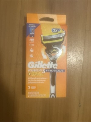 NEW Gillette ProGlide Shield, 1 Razor Handle, 2 Cartridge