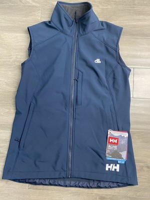 Helly Hansen Crew Vest Womens Size M Navy Marine Softshell Sailing Jacket Hiking