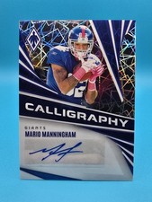2024 Panini Phoenix #C-MMH Mario Manningham Calligraphy Lazer