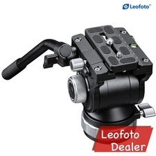 Leofoto BV-15 70mm Video head Fluid Head with Quick Release Plate