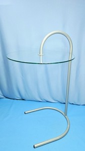 Vintage Ikea Ry Side Table 80s Post Modern Mid Century Glass Memphis Modern 27"