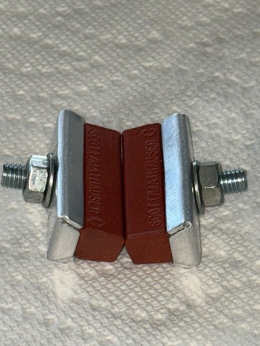 Vintage Scott Mathauser C Brake Pads NOS Shoes Old School BMX Road Bike Salmon - Picture 5 of 8