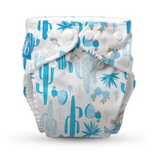 Charlie Banana 1 Pack Reusable Adjustable Cloth Diaper, One Size - Cactus Azul