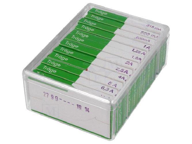 Fusibles 6.3x32mm temporisés kit 120 pièces pour réparer vos appareils domestiques