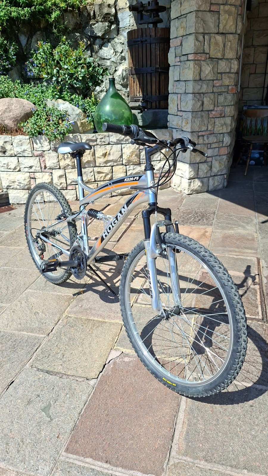 Bicicletta 26 MTB Hogan biammortizzata 18 velocità