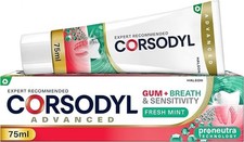 Corsodyl Toothpaste Advanced Gum+ Breath & Sensitivity Toothpaste, 75ml 72.67 per litre