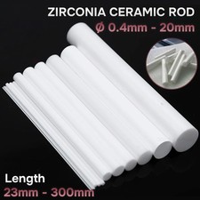 Solid Zirconia Ceramic Rod Insulation Corrosion Resistance Cylinder 0.4mm - 20mm