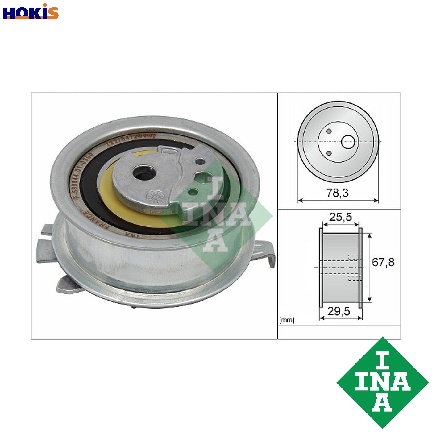 INA 531 0825 10 Tensioner Pulley Fits Audi Seat Skoda VW A1 A3 A4 A5 A6 Alhambra - Image 26