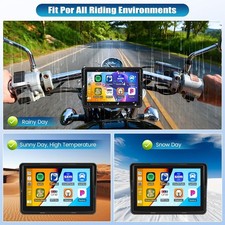 Schermo CarPlay Moto Touchscreen 10.1" Android Auto Wireless Display Auto - Miniatura 5