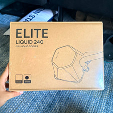 Elite Liquid 240 240mm CPU Liquid Cooler White 120mm Fan