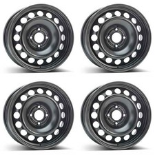 4 Cerchi Acciaio Alcar 6,5Jx16 Pollici ET20 4x108 per Citroen C3 C4 Set di 4