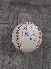 ELIAS DIAZ AUTOGRAPHED(SIDE) BASEBALL ON USED MAJOR LEAGUE BALL. PADRES.