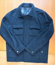 Pendleton 1863 Men  s Wool Coat 80 Wool Charcoal Grey Size Large EUC